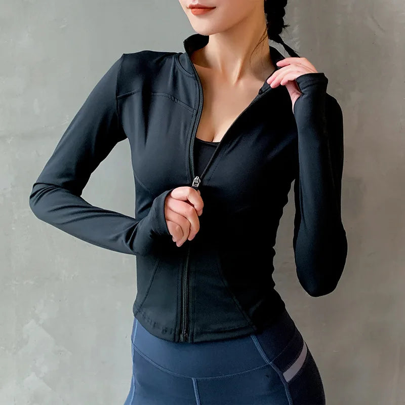 Womens long sleeve sport jacket