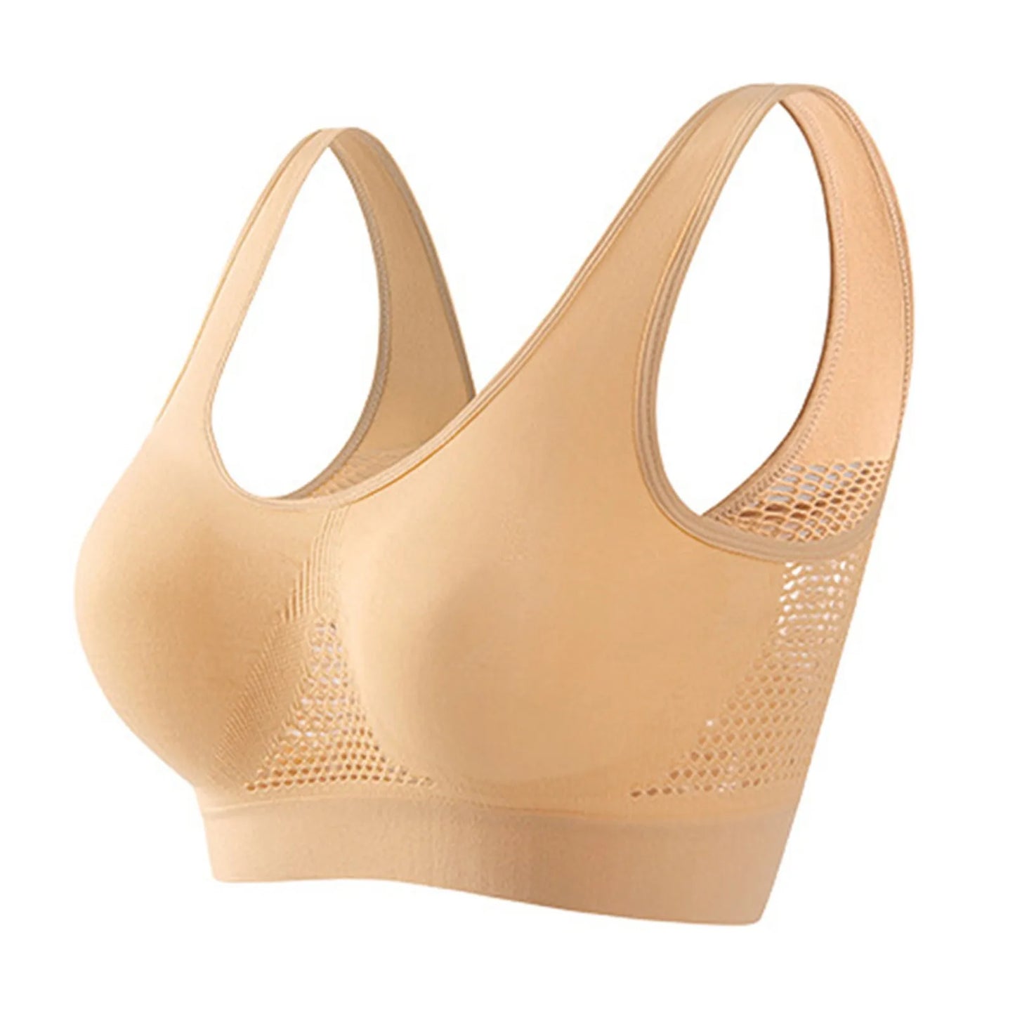 Womens breathable sports bra