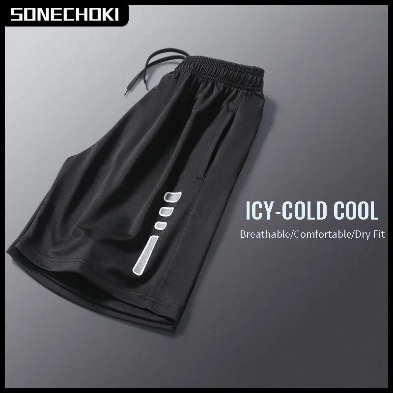 Mens breathable sports shorts