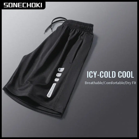 Mens breathable sports shorts