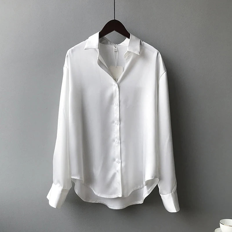 Womens vintage silk shirt