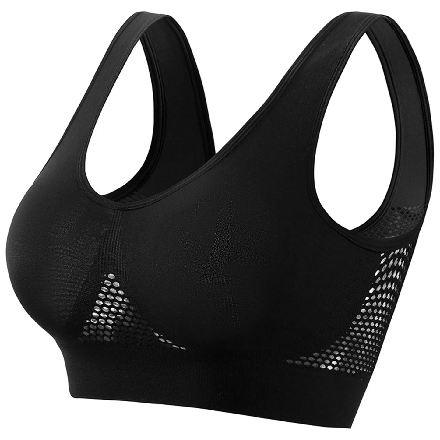 Womens breathable sports bra