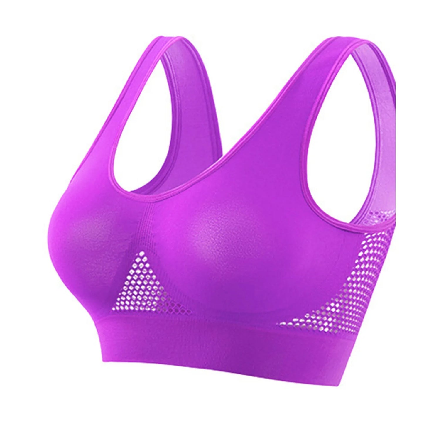 Womens breathable sports bra