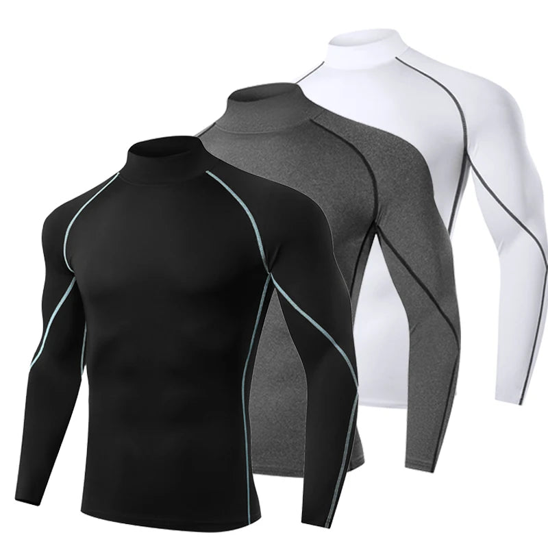 Mens long sleeve compression top